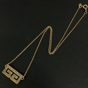 Givenchy G Logo Rhinestone Gold Tone #185877G22